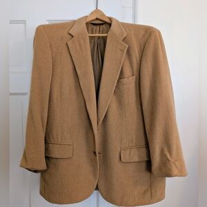 Brooks Brothers Tan Camel Hair Blazer sz44